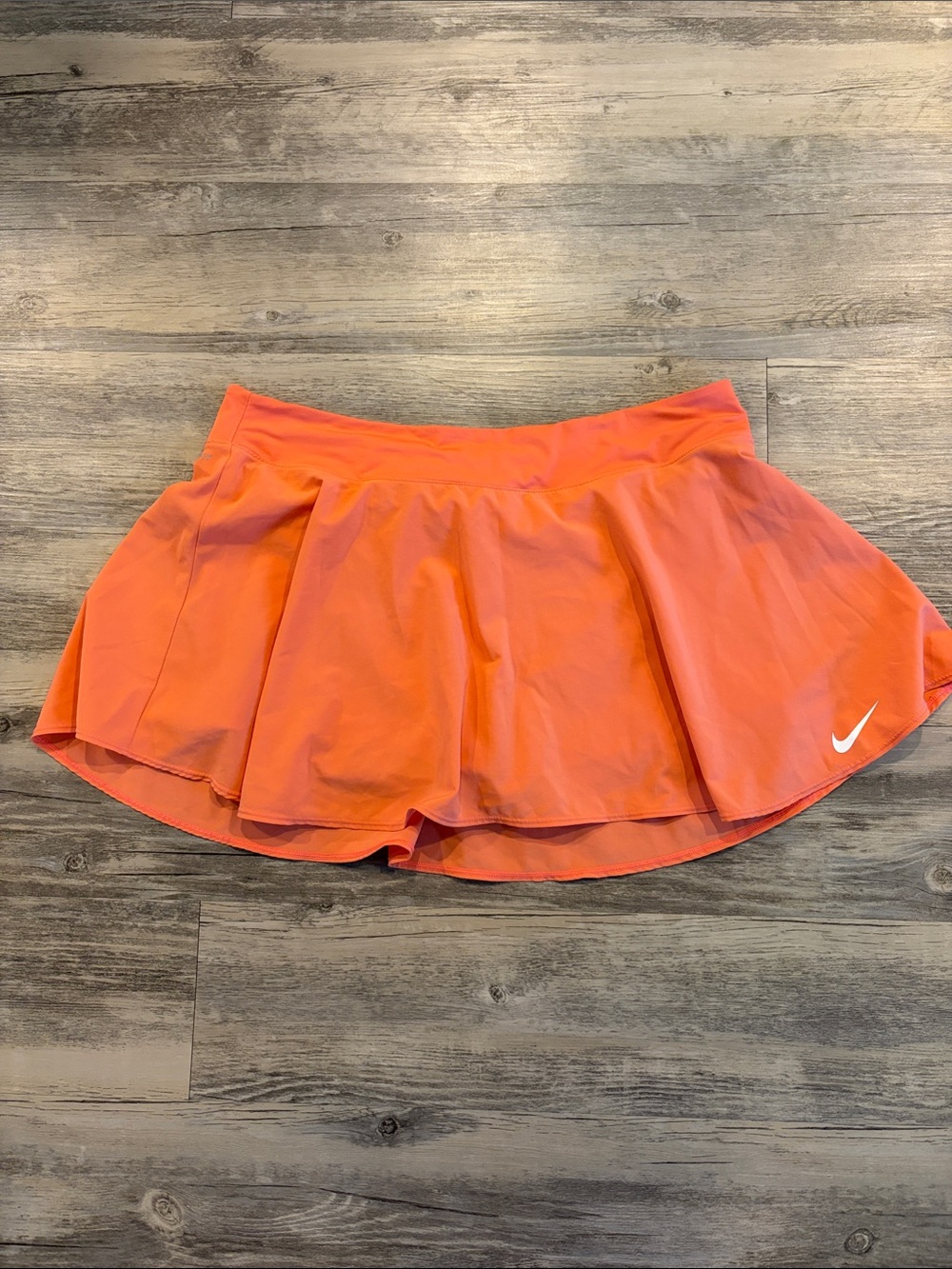 Nike Women's coral Athletic Skort with Dri-FIT Swoosh